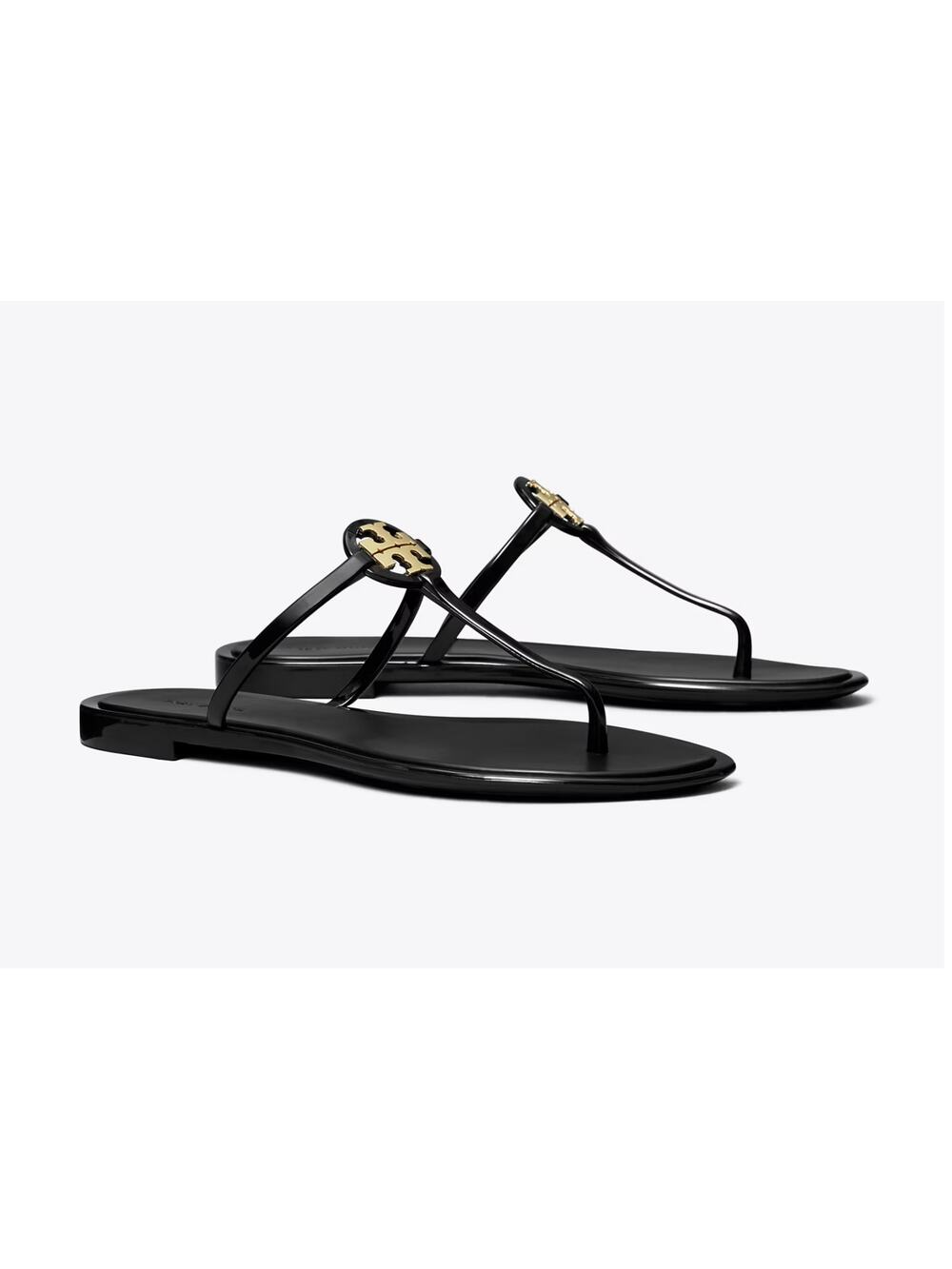 Tory Burch Black Mini MILLER JELLY Thong SANDAL Size 7